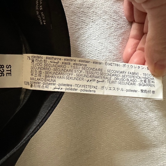 Zara Tuxedo Pants Trousers, Size XS, Black - Picture 15 of 16